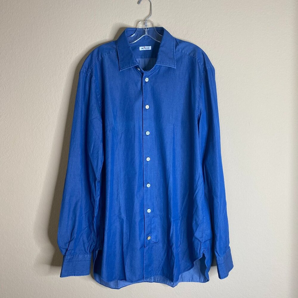 NEW kiton cotton dress shirt